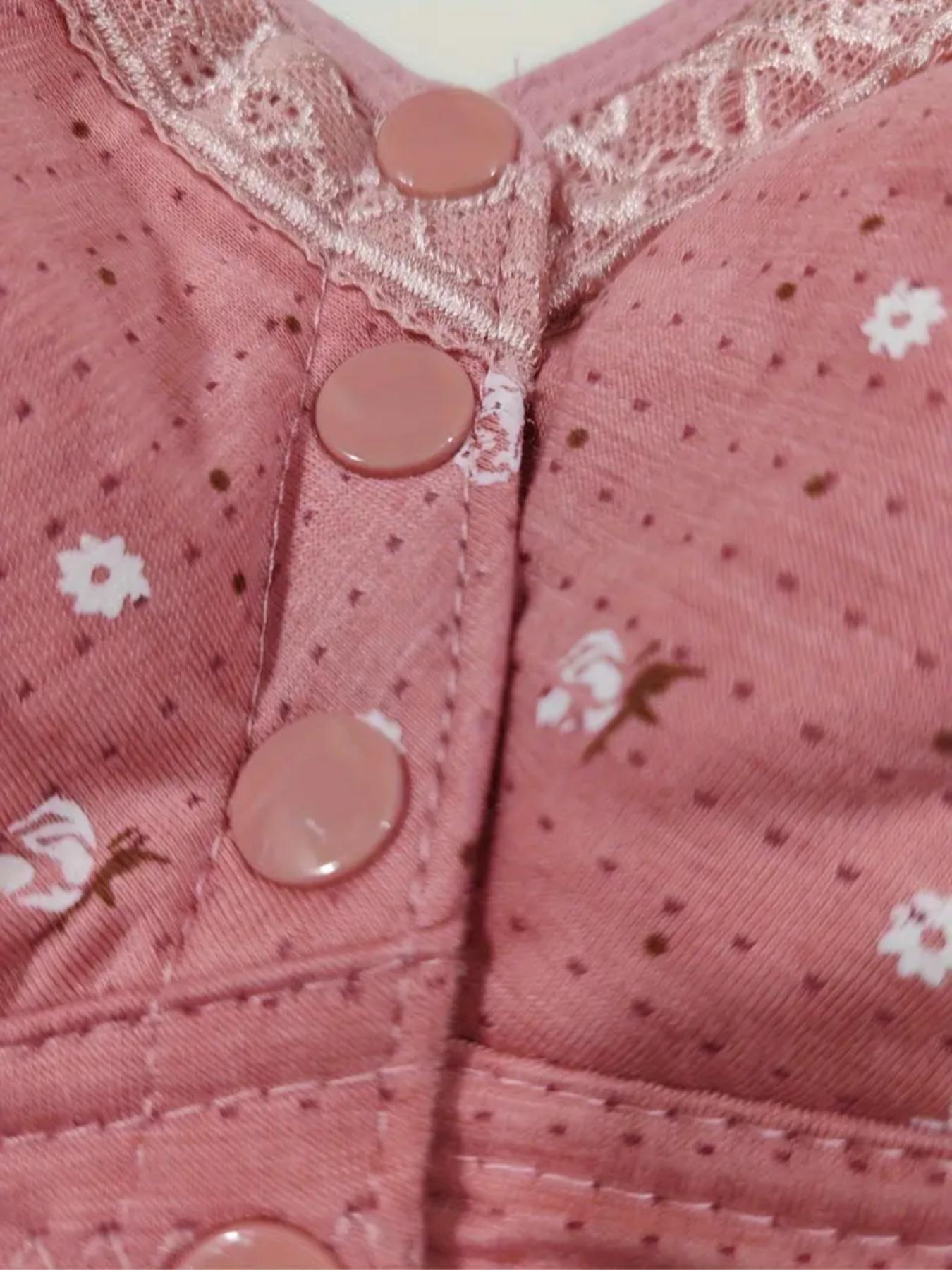 Women's Floral Print Push Up Bra, Soft Comfortable Breathable Bra, Women's Lingerie for All Seasons