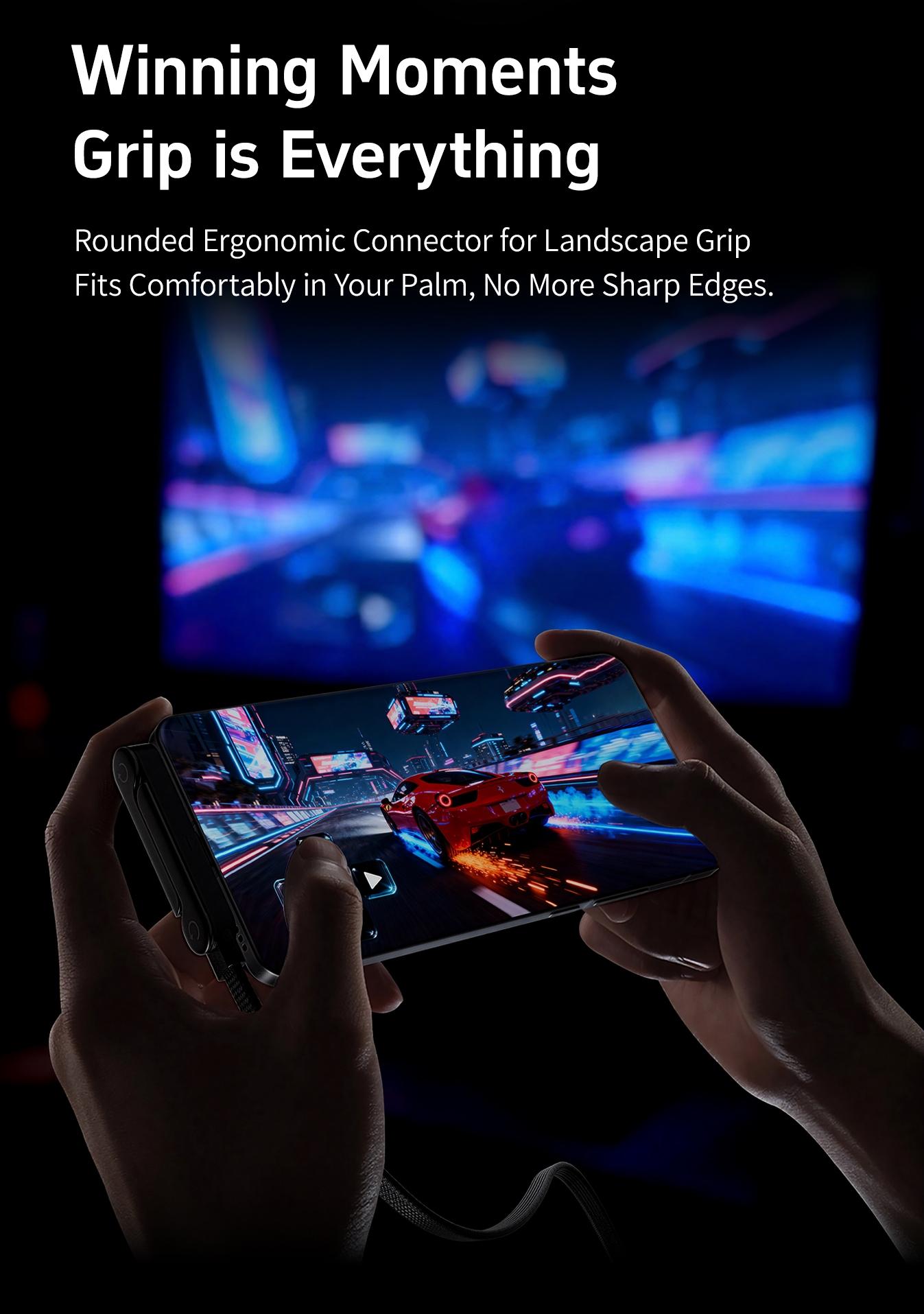 Fully Compatible Full Function Data Line, Adjustable Phone Stand Charging Cable, 240w Flexible Flat Cord for Various Devices