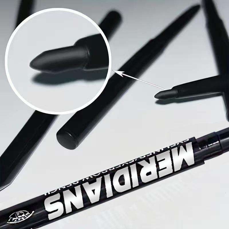 3-pcs dual-use eyebrow and eye makeup pencils with integrated eyeliner and eyebrow design -- long-lasting and sweat-resistant, smudge-proof, providing a clean and neat finish with smooth strokes that are easy to apply. Even beginners can create refined