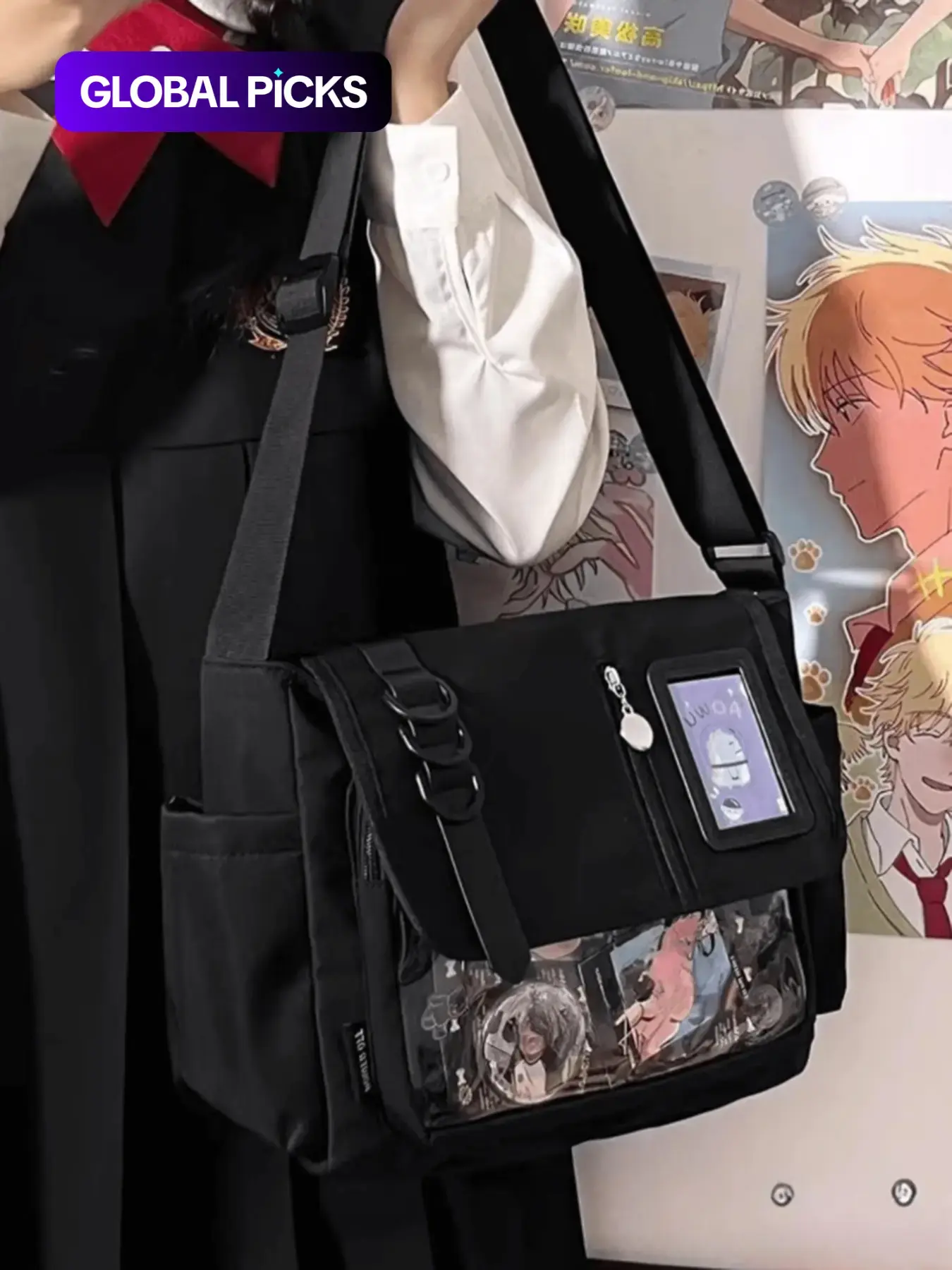 Fashionable and multifunctional shoulder bag, simple multi-pocket design transparent shoulder crossbody bag,   casual versatile shoulder handbag, niche and suitable for daily commuting, shopping, etc. Casual crossbody bags