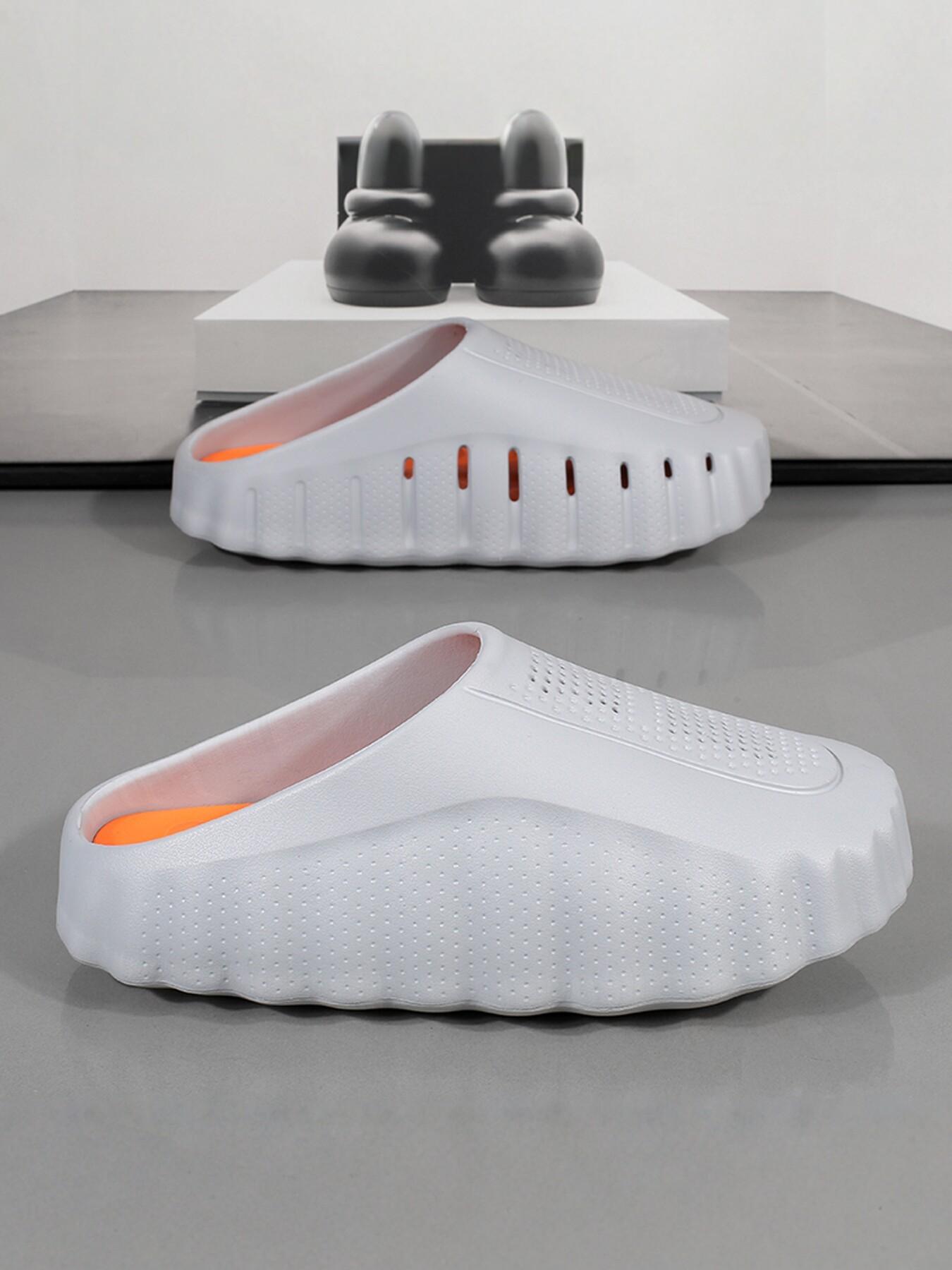 Men's Trendy Outdoor Sports Sandals, Unisex Massage Beads Design, Height Boost Anti-Slip, Fashionable Home Gym Shoes