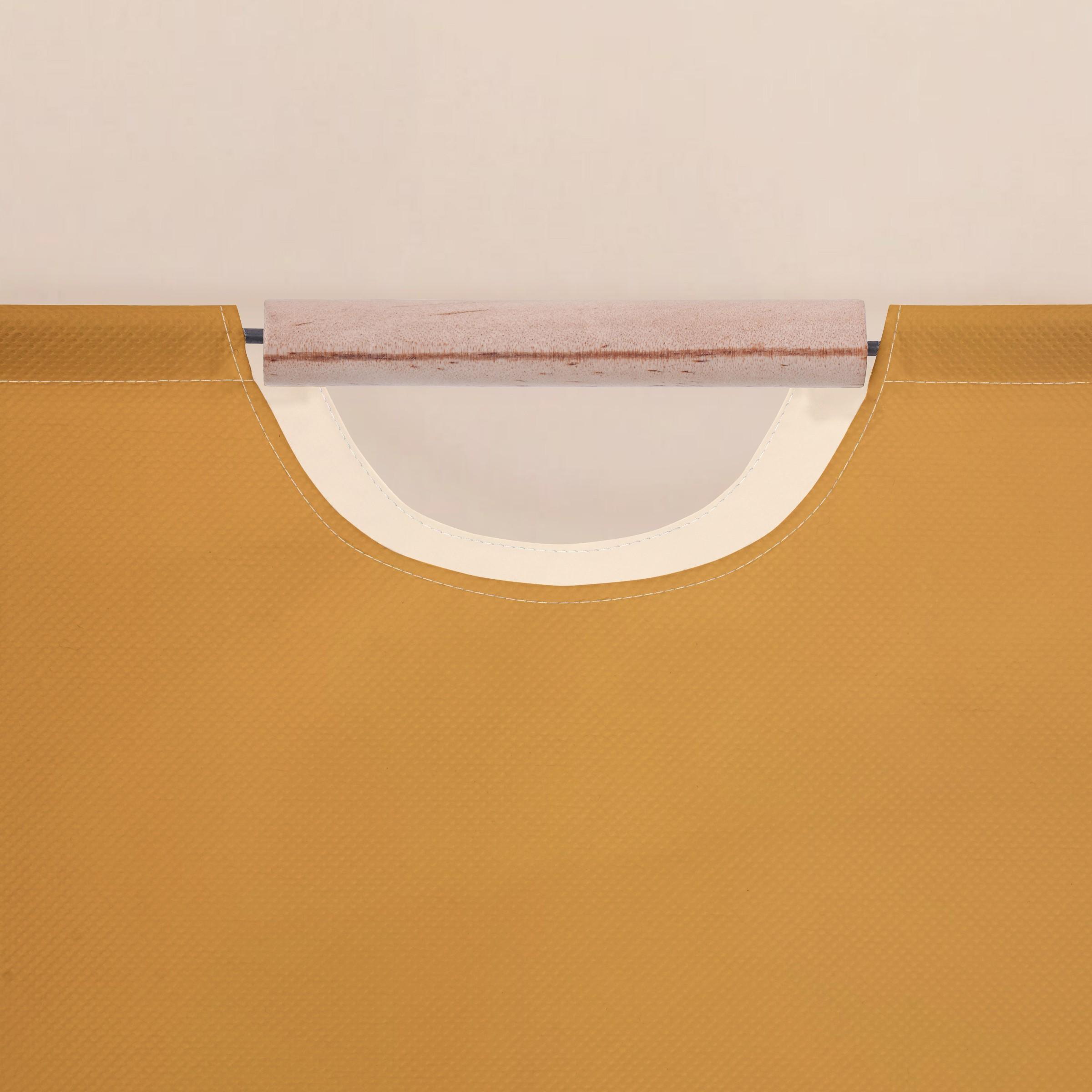 Honey Bee Text Pattern Open Storage Box, Foldable Laundry Basket with Handle, Home Bathroom Collapsible Clothes Organizer Bucket