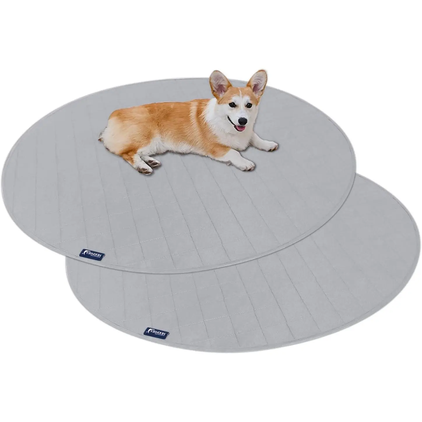 Washable Reusable Pee Pads for Dogs 2 Pack, Waterproof Dog Whelping Pads| Fast Absorbing Training Pads for Dogs, Pet Playpen Pads Housebreaking Absorption Pads
