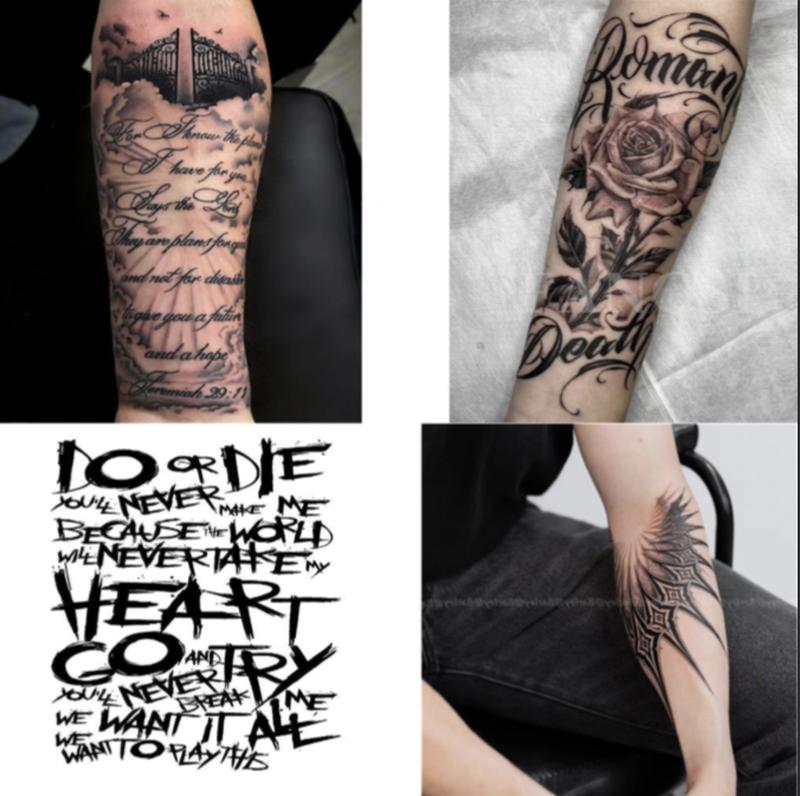 Wear Your Faith: Trendy & Durable Biblical Tattoos, Pain-Free Application Long-Lasting & Trendy Temporary Tattoos: Painless Application, Chemical-Free & Aesthetic Designs