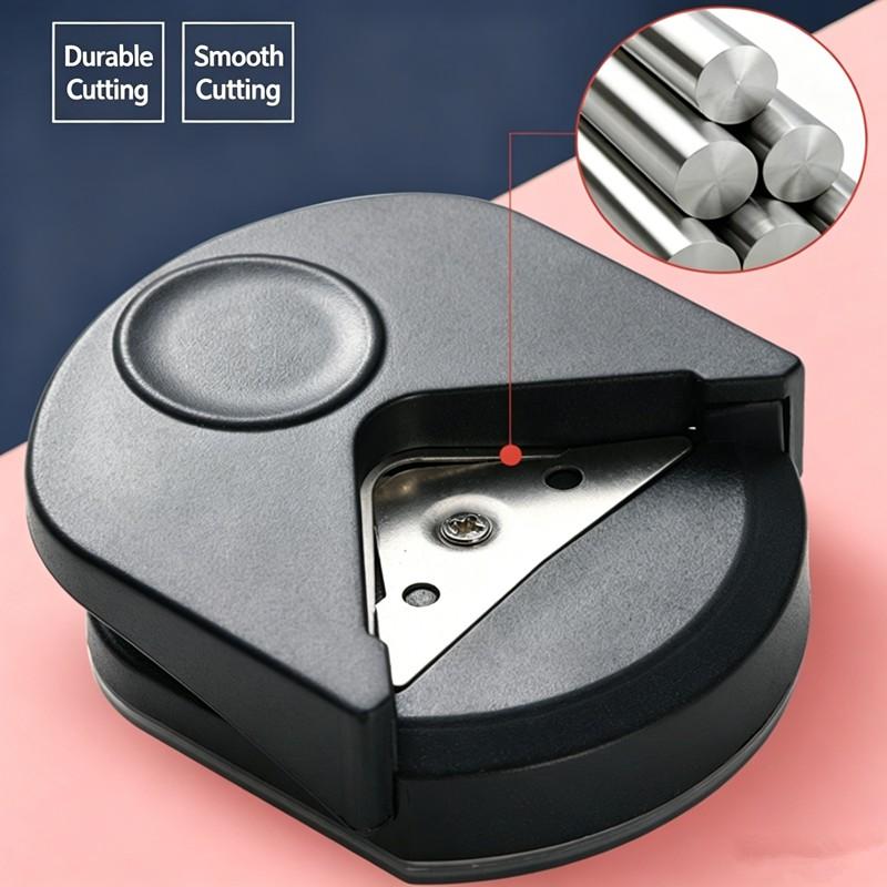 DIY Round Corner Cutter R4, Manual Photo Paper Card Trimmer, Right Angle Sharp Rounded Edge Trimmer, Craft Cutting Tool, Office Cutting Supply