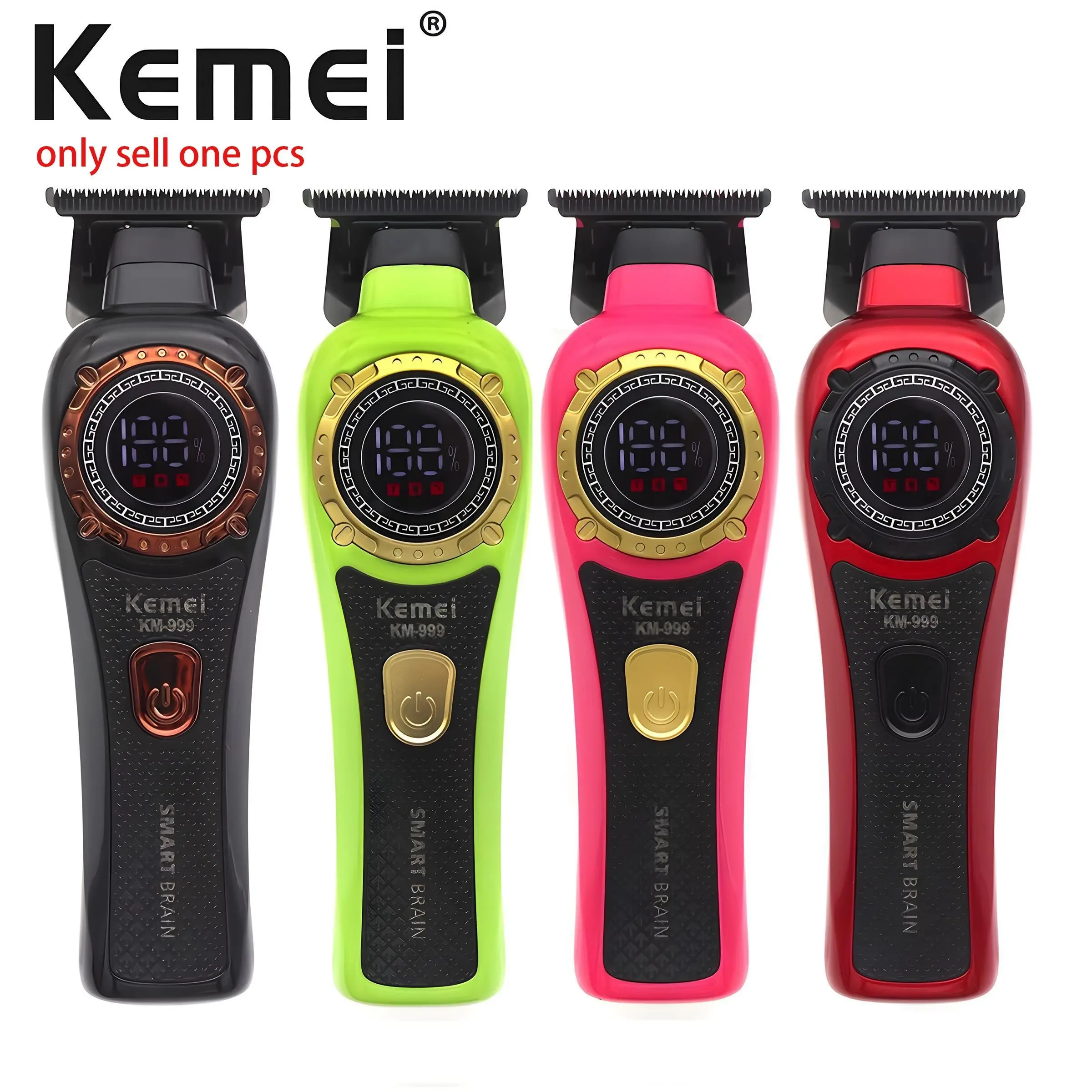 Km-999 Men's Electric Hair Clipper, USB Rechargeable Professional Trimmer, Ergonomic Handle, Precision Motor, Ideal Gift, Home Barber Tool, Hair Cutting Tool
