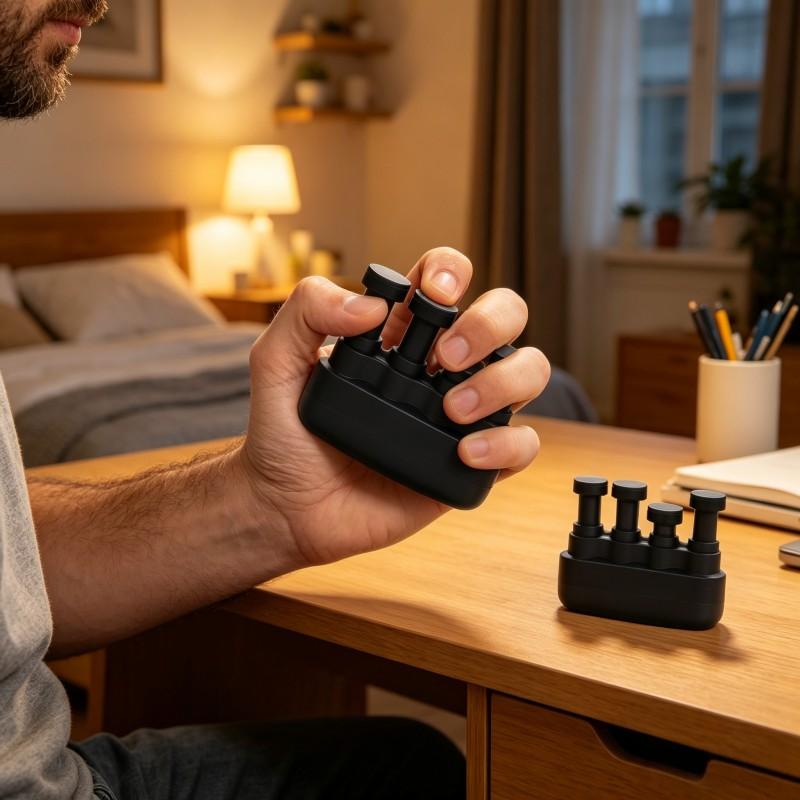 Finger Exercise Trainer, Finger Strengthener, Grip Strength Training Device, Guitar Finger Strengthening Tool, Hand Strength Enhancer