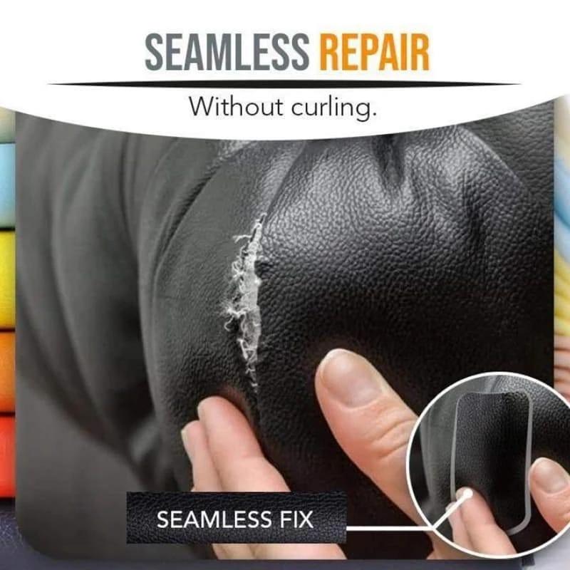 Self Adhesive Leather Repair Patch Kit, 50*137cm Large Vinyl Leather Repair Tape for Furniture, Car Seat, Couch, Sofa, Chair Black Self Adhesive Leather Repair Patch Kit, 50*137cm Large Vinyl Leather Repair Tape for Furniture, Car Seat, Couch, Sofa, Chair Black