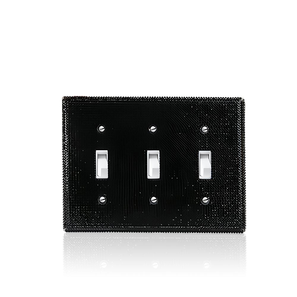 Shiny Rhinestone Wall Panel, Light Switch Cover, Durable Decorative Dual Toggle Socket Panel, Stylish Home Accessory