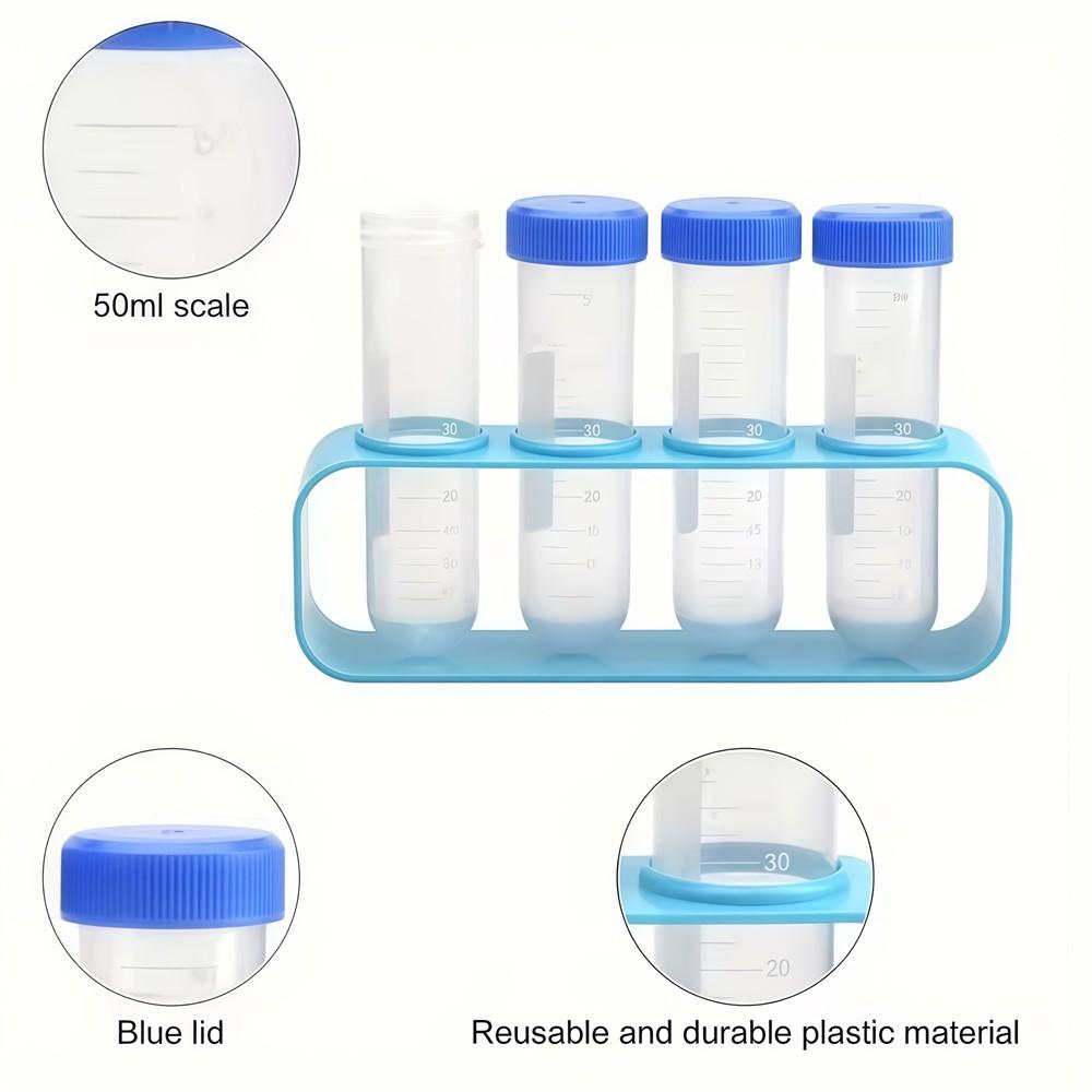 Laboratory Classroom Experiment Kit, 4 Measuring Cups, 4 Syringes, 4 Pipettes, 4 Test Tubes, 1 Test Tube Rack, First Choice Lab Tools