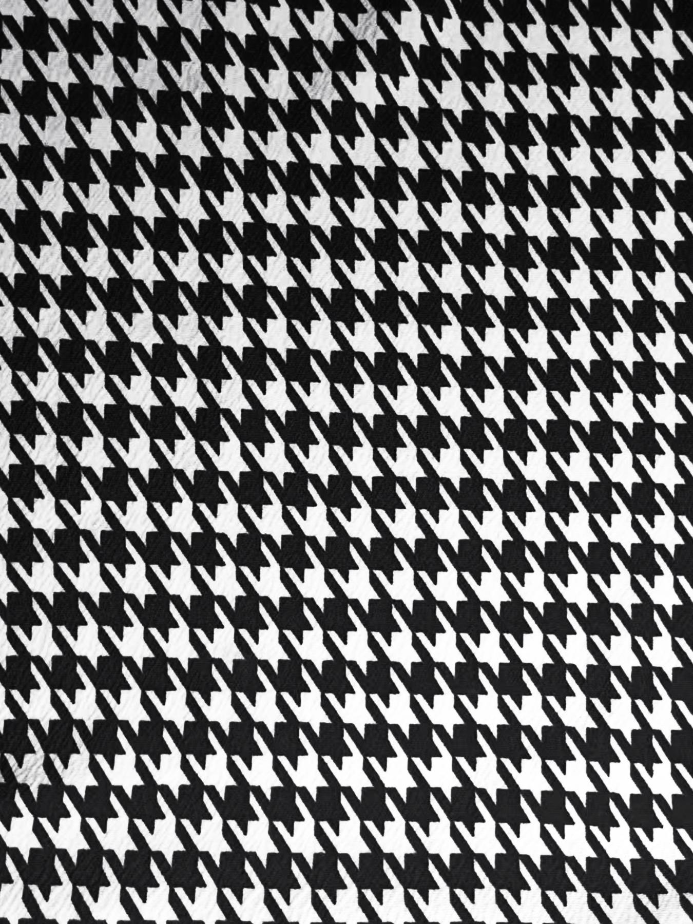 Women's Fall & Winter Houndstooth Print Jacket, Casual Fitted Sporty Open Front Design Outerwear, Medium-Weight Fabric, Ladies Fashion Apparel