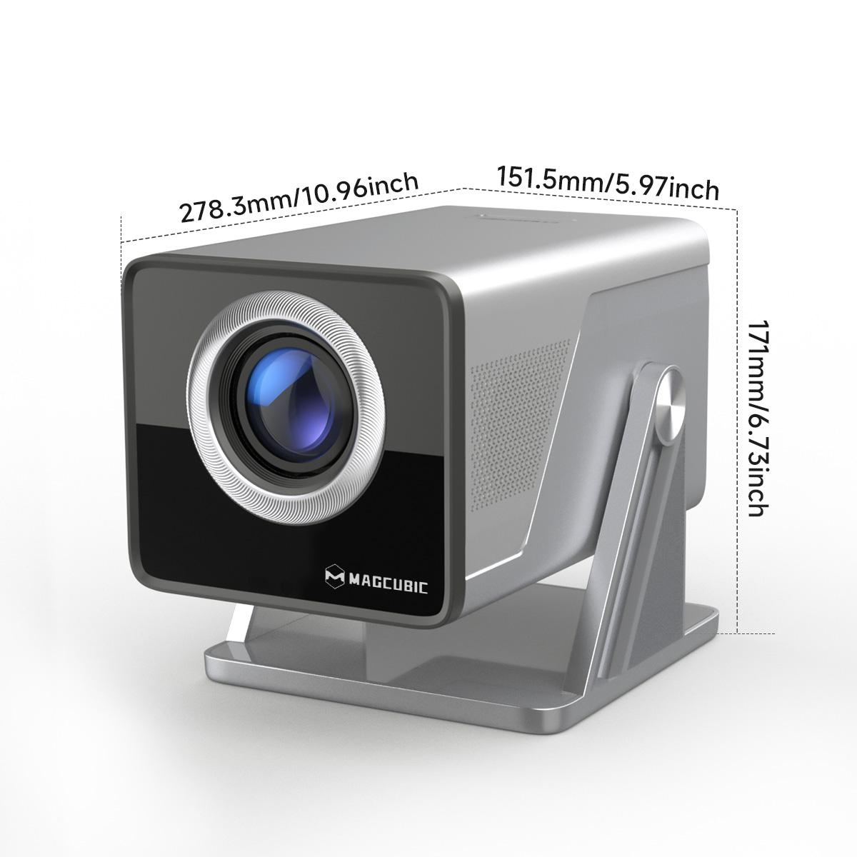 Magcubic X7 Projector 1000ANSI Auto Focus Android 14.0 HiFi Speaker Auto Obstacle Avoidance & Fully Keystone Correction Dual WiFi6 BT5.4 Native 1080P 180° Rotatable Allwinner H726 High-End Home Cinema Audio Movie Night #GLOBAL PICKS