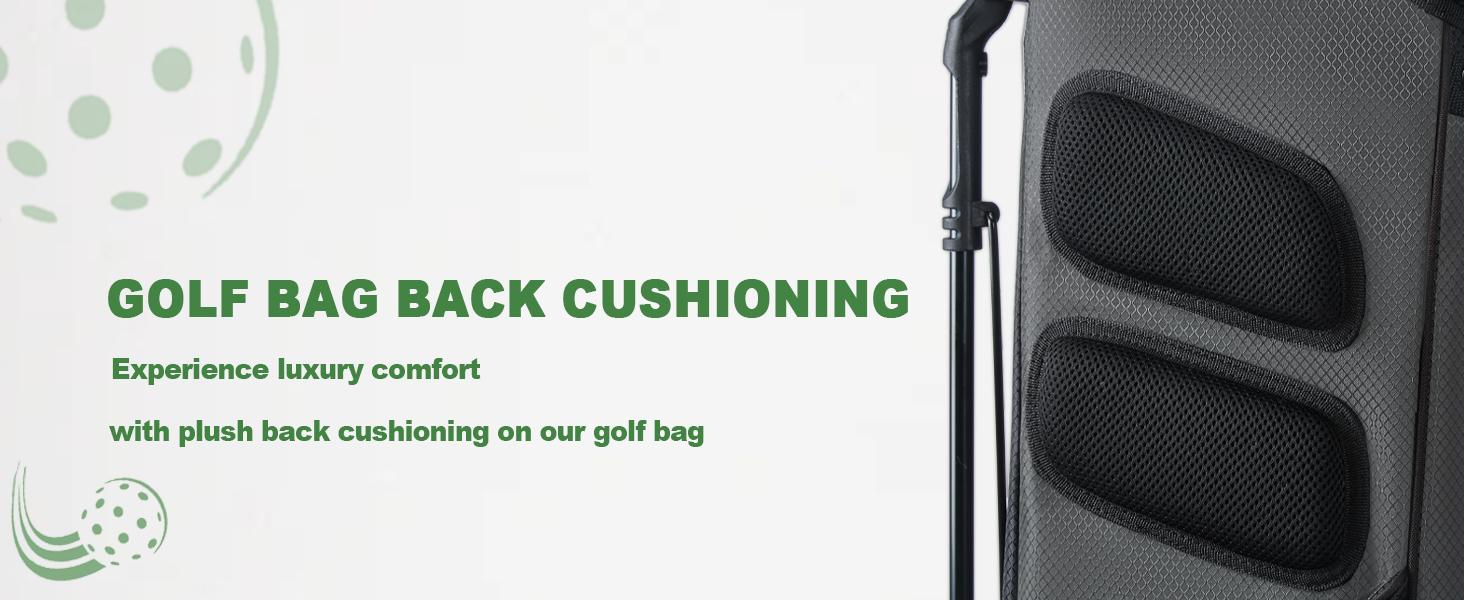 UNIHIMAL Golf Stand Bag with 8 Way Top Dividers, Golf Bags for Men Women, Lightweight Club Bags with Multiple Pockets, Dual Straps