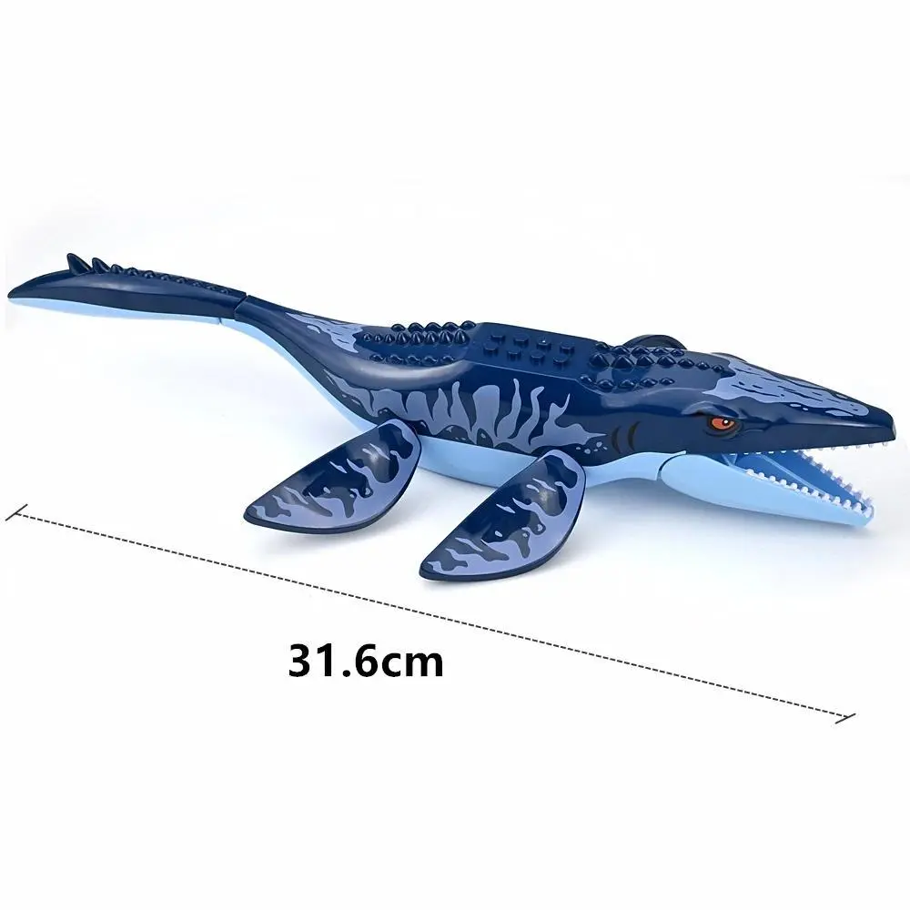 Big Mosasaurus Dinosaur Sea Monster Building Brick Set, DIY Assemble Educational Toy for Kids, Collecting Action Figure for Toys & Hobbies