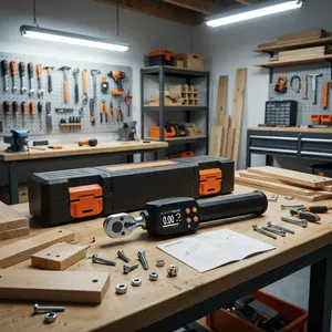 Electronic Digital Torque Wrench (kgf·m) — Adjustable, High-Precision Digital Torque Wrench (1.5–30 N·m / 1.1–22 lb·ft); Suitable for Bicycle, Motorcycle, and Automotive Repair.