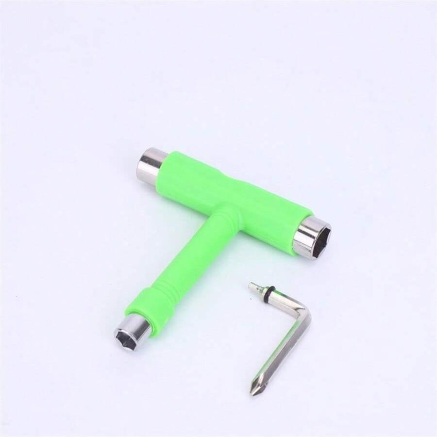 1pc Skateboard Tool Kit, T-Type L-Type Wrench Set, Universal for Longboard Quad Wheels, Bridge Pin Adjustment Installation Repair