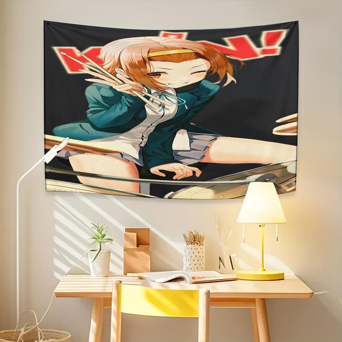 K-On!  Tapestry, Exquisite Patterns, Soft Fabrics, Perfect for Sofa or Bed Decoration, Comfortable Home Decoration, Bohemian Home Decoration