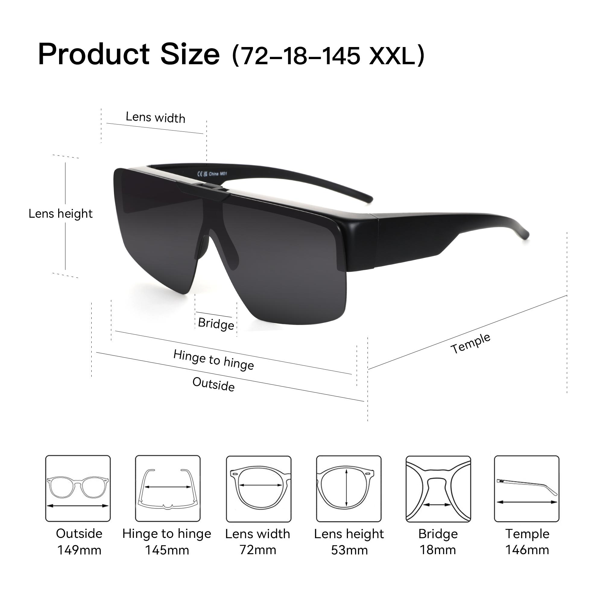 【Fit Over Sunglasses】ZENOTTIC Fit Over Polarized Sunglasses TR90 Frame Flip Up Design One-Piece Shield Lens UV400 Protection Driving Fishing Cycling Outdoor Gift for Men Women 【Fit Over Sunglasses】ZENOTTIC Fit Over Polarized Sunglasses TR90 Frame Flip Up Design One-Piece Shield Lens UV400 Protection Driving Fishing Cycling Outdoor Gift for Men Women