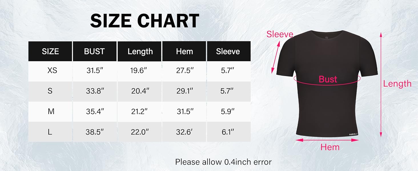 AUROLA Women Essentials Seamless Short Sleeve Fitted Tshirt Gym Workout Athletic Shirts Top Tee