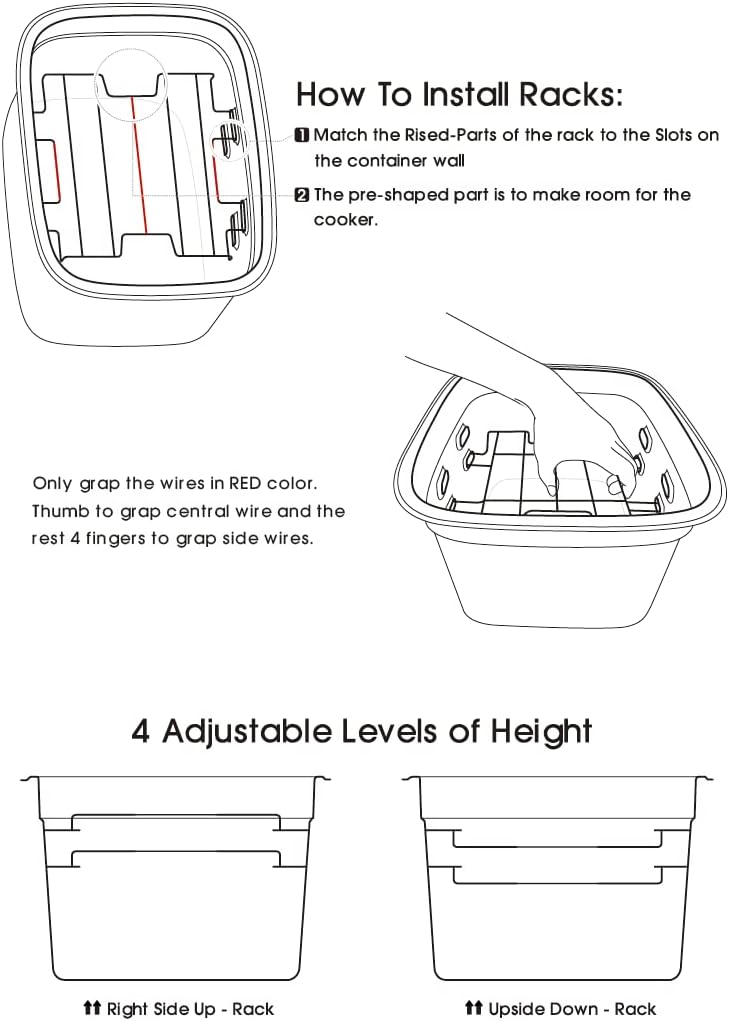 EVERIE 12 Quart Sous Vide Container with Built-in Submersion Rack Collapsible Hinged Lid & Insulated Container Sleeve Oval Design Kitchen Utensils for Cooking & Reheating Compatible with Most Sous Vide Cookers (KIT-1202-TYPP)
