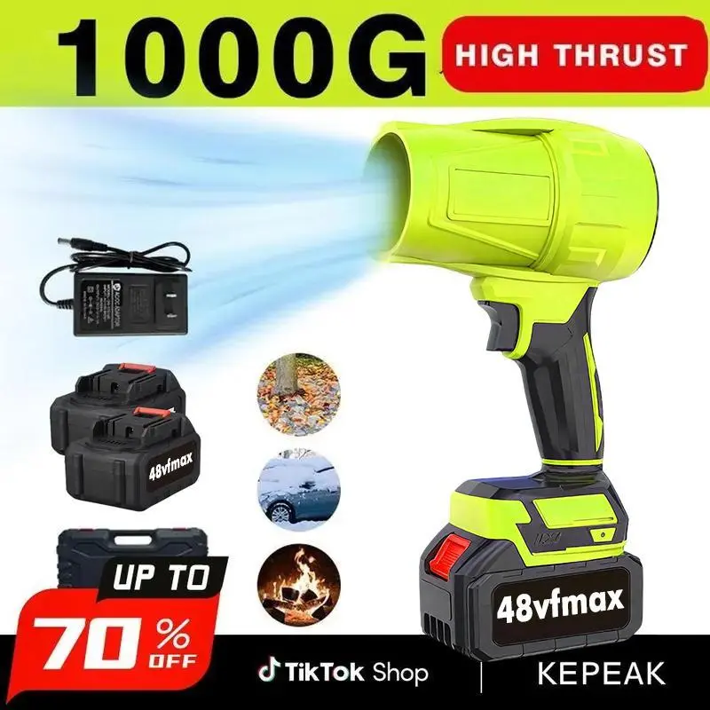 【Toolupgrade】Turbo Jet Blower,Leaf Blower, Violent Turbo Fan, Pure Copper Motor,Car Drying After Wash, Handheld Snow Blower,Cordless Turbo Power Air Duster,Home Improve,Garden Mainte Holiday gifts,dust cleaning,toolupgrade