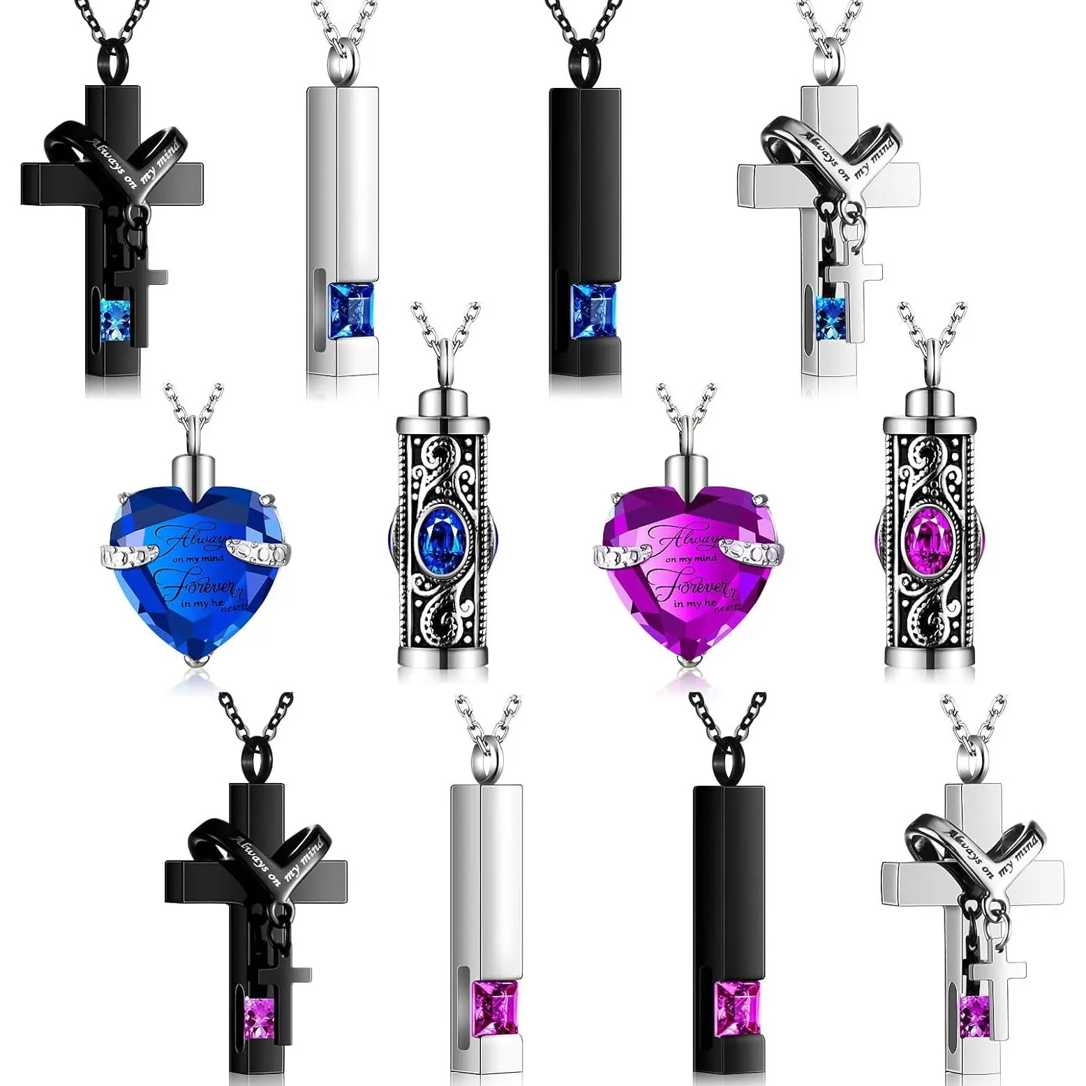 Blue, Pink Purple