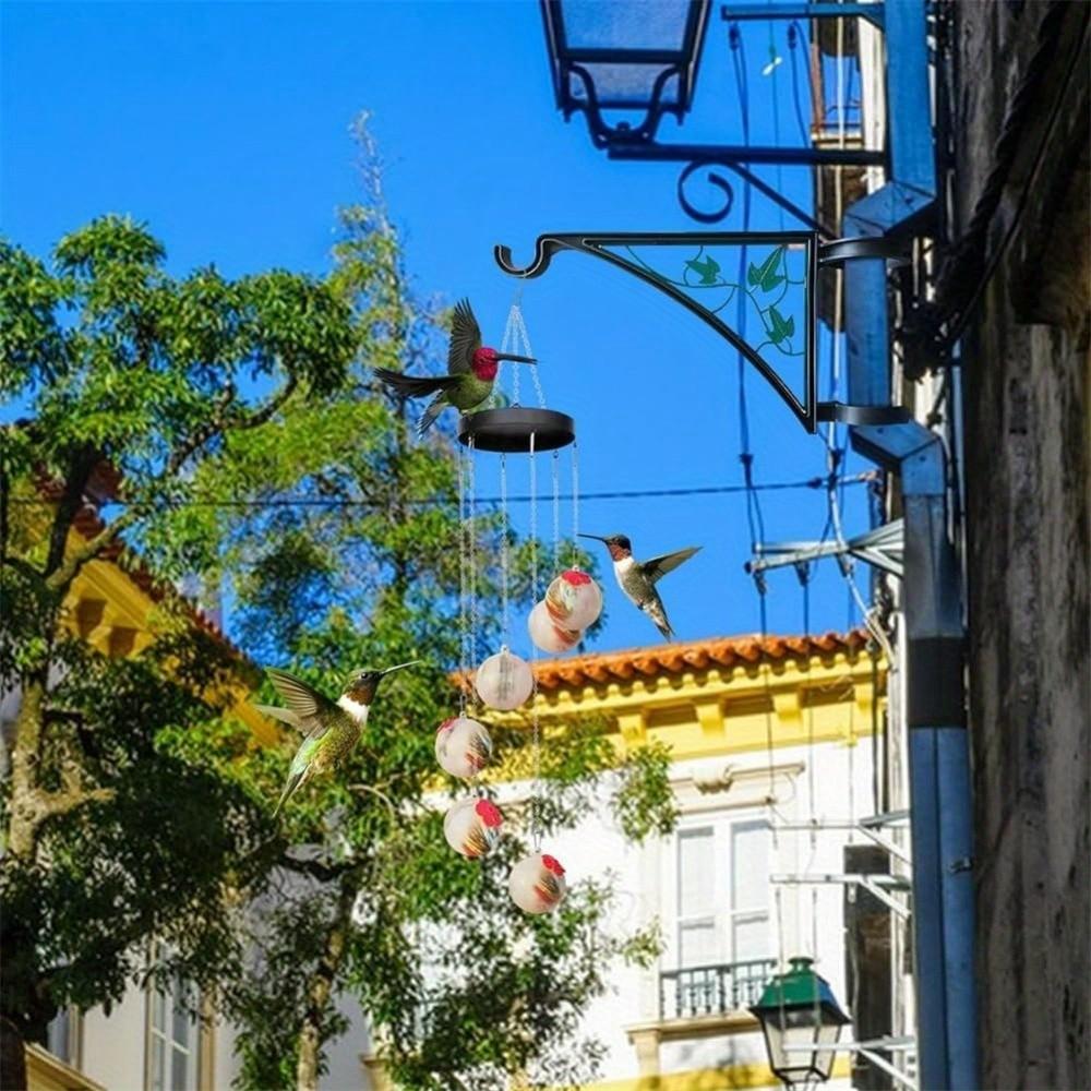 Deck Railing Planter Stand with Ivy Leaf Pattern, Durable Flower Box Holder, Suitable for Balcony and Fence, Outdoor Decorative Plant Hook, Hanging Plant Hanger