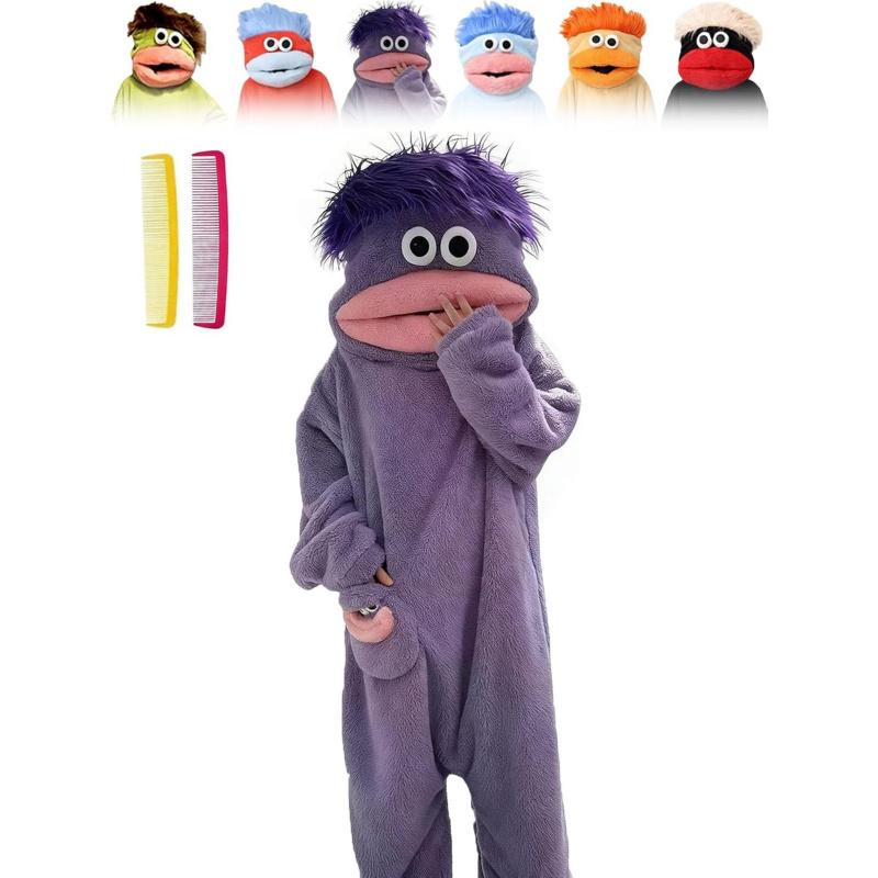 Mouth Monster Onesie for Adults - 2026 Funny Snuggly Fleece Pajamas, Hilarious Design for Comfortable Lounging