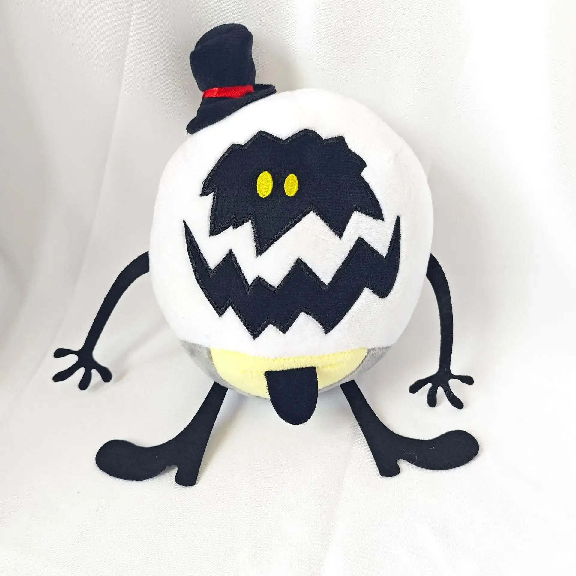 28cm Hazbin Lucifer Morningstar Plushie Toys Cartoon Stuffed Figure Hotel Egg Boiz Plush Toys Decorative Doll Fans Holiday Gifts