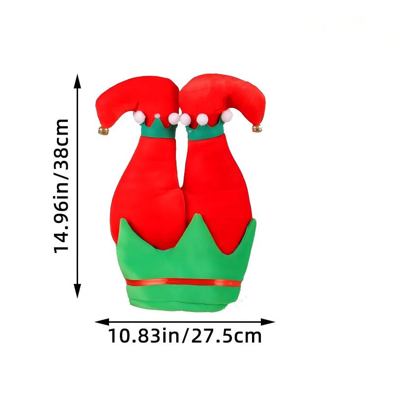 Christmas Creative Leg Hat, Party Decoration Hat, Yeti Hat, Christmas Hat, Festive Accessory, Perfect for Holiday Celebrations