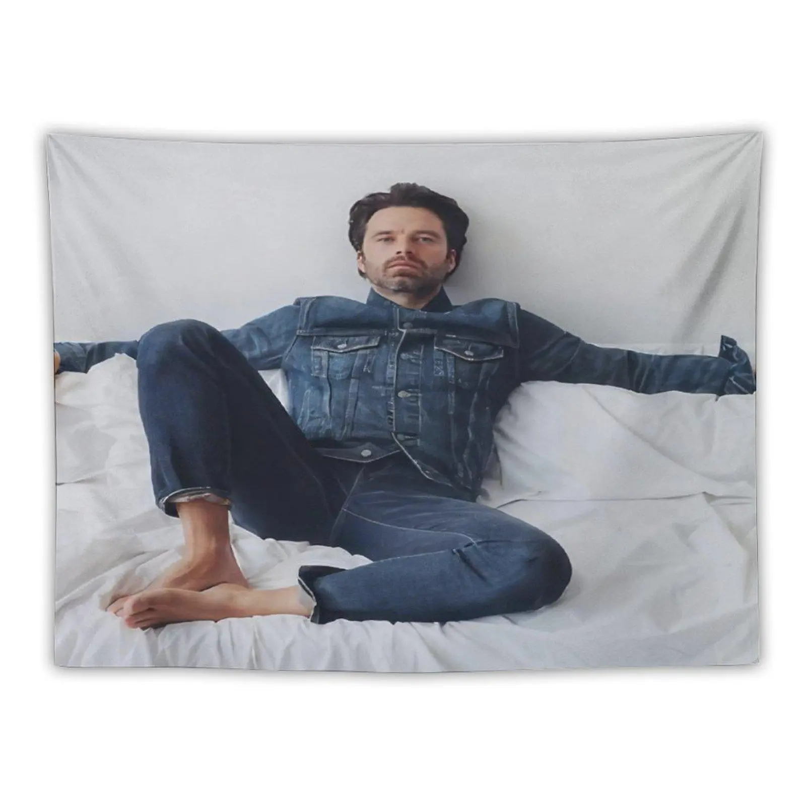 Sebastian Stan Tapestry for myself Tapestry for Bedroom, College Dorm and Home Decor 60"x40", Funny Meme Wall Tapestries for Boy Girl Birthday Gifts