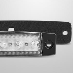 Nilight 10PCS 3.8” White LED Indicator for Marine, Boat, Yacht, Kayak, Sailboat, Trailer, RV & Bus with 12V DC Power Source Car Accessories Vehicle Replacement Automotive  dealsforyoudays