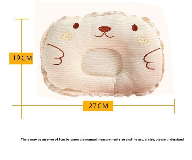 Soft Organic Cotton Baby Pillow for Newborn Comfort