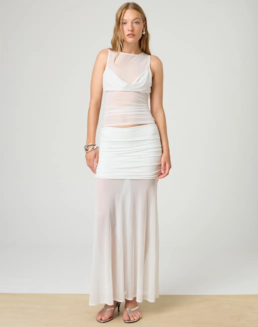 GGFL Y2K Style Black Sheer Mesh Top, Cowl Neck Sleeveless Ruched Crop Top for Party, Club.Women's Black Sheer Mesh Cowl Neck Tank Top, Sleeveless Ruched Slim Fit Crop Top for Party, Night Out