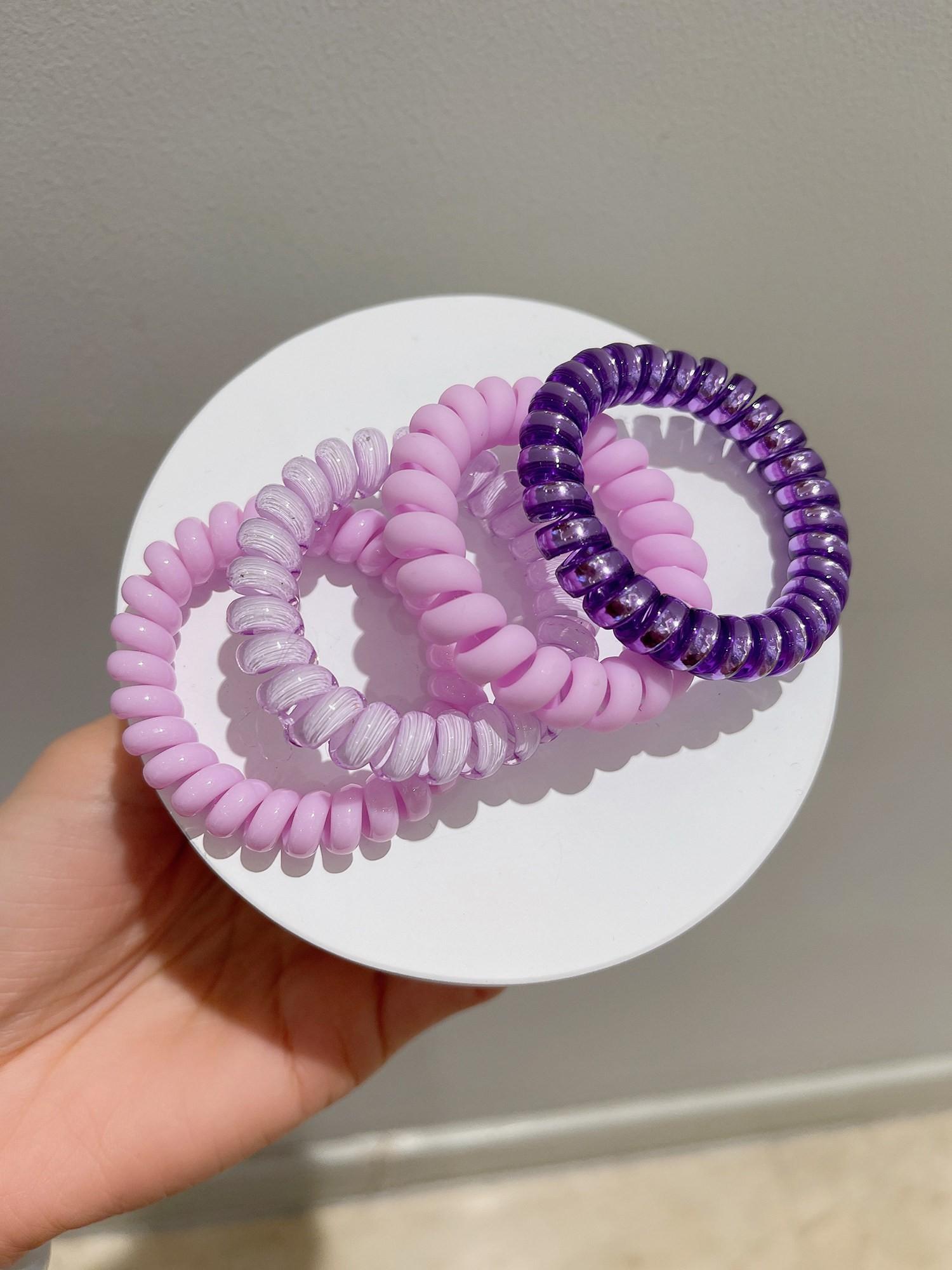 8 Pcs Hair Elastic Bands for Women, High Stretch Durable Hair Ties, Casual All-Season Headwear, Versatile New Design Hair Accessories