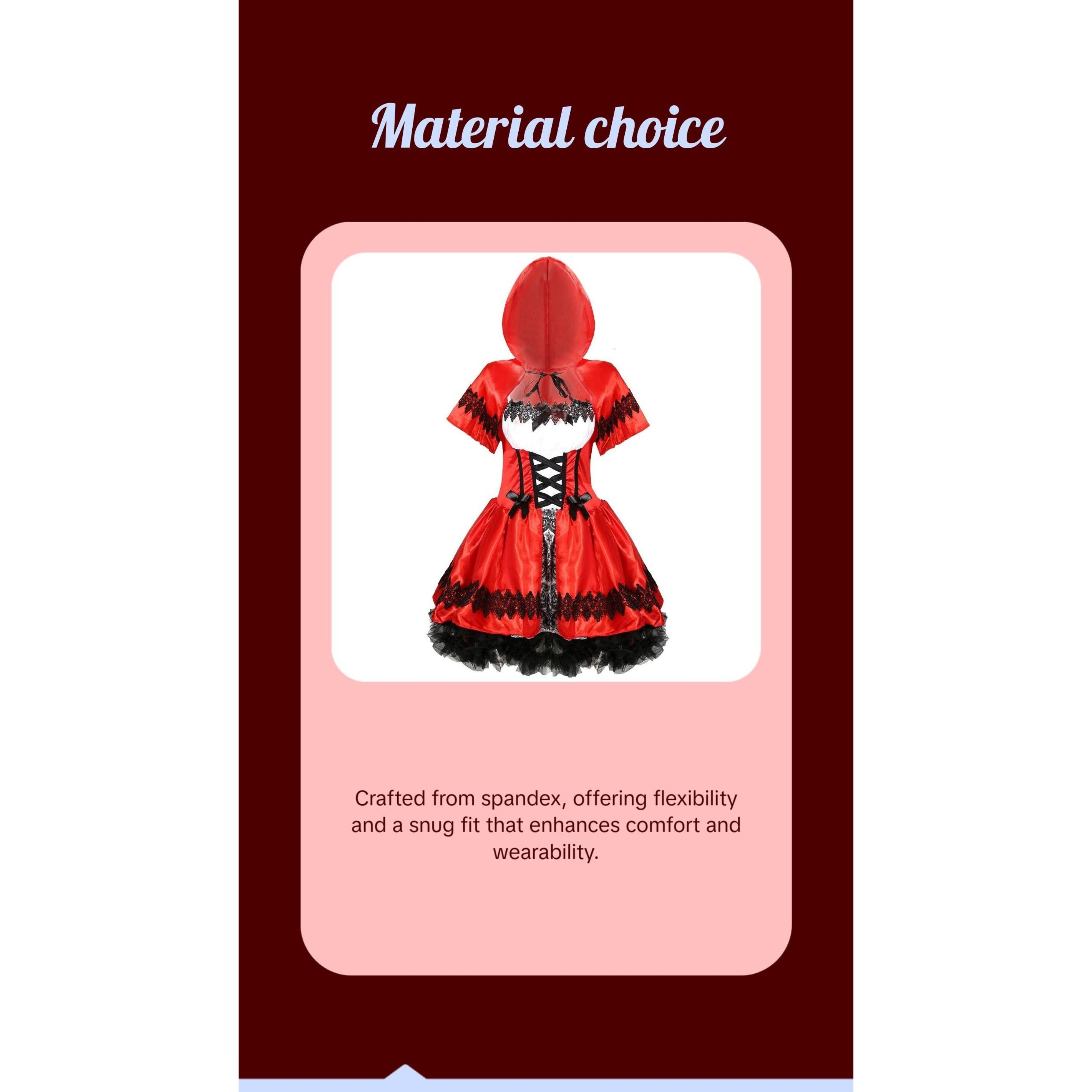 Red Riding Halloween Costume