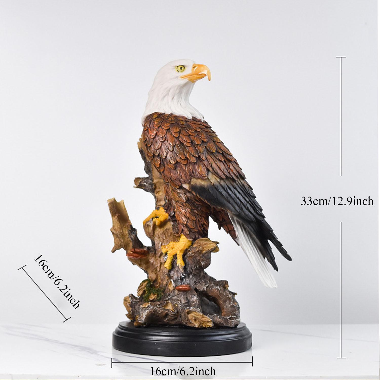 Large-Scale Eagle Resin Craft, High-Detail Soaring Eagle Sculpture, Museum Exhibition Hall Art Display, Gallery Decoration