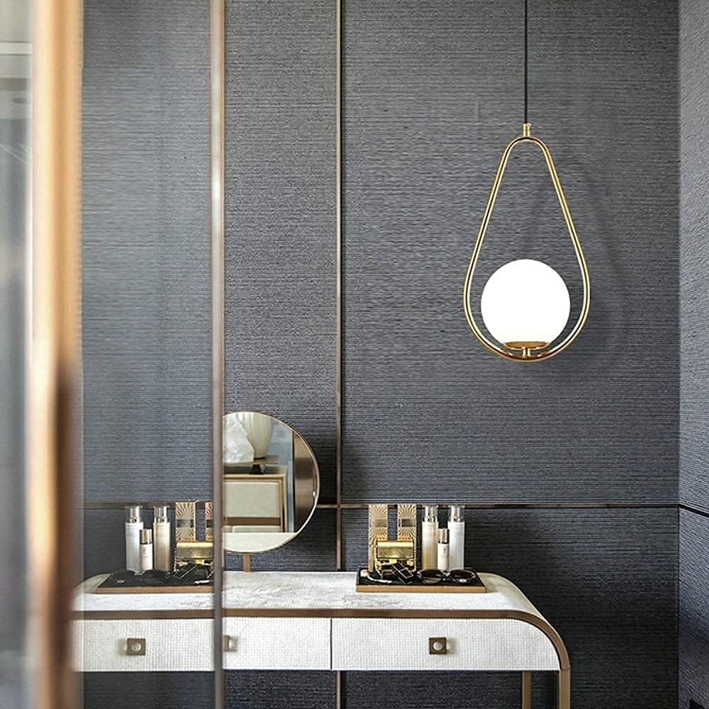 Nordic Style Ceiling Pendant Light, Modern Simple E27 Socket, Adjustable Hanging Lamp for Kitchen Island, Dining Table, Living Room, Bedroom