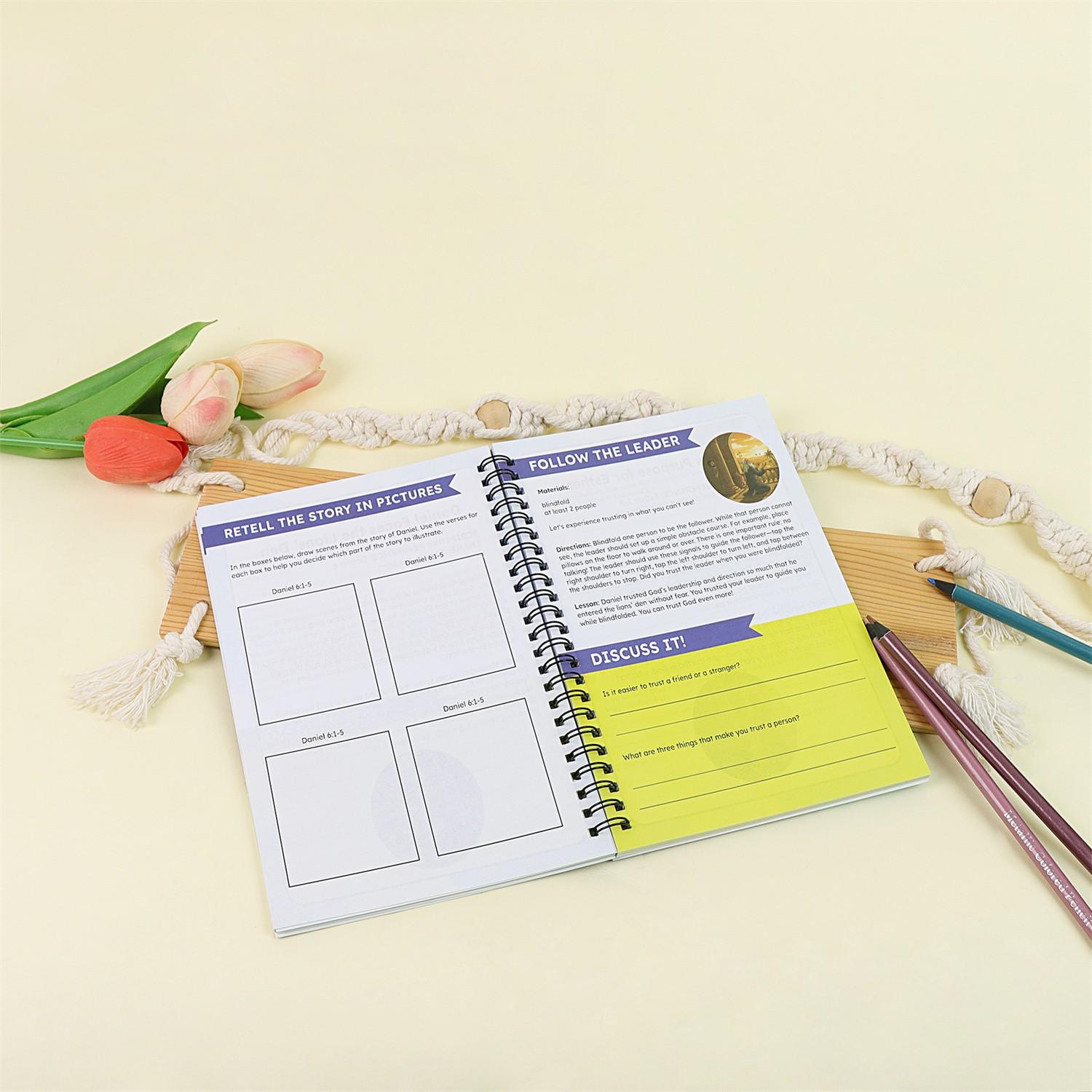 Bible Study Workbook for Kids, Lessons, Activities, Quizzes, Questions, Deepen Faith, Bible Study Activity Books for Children