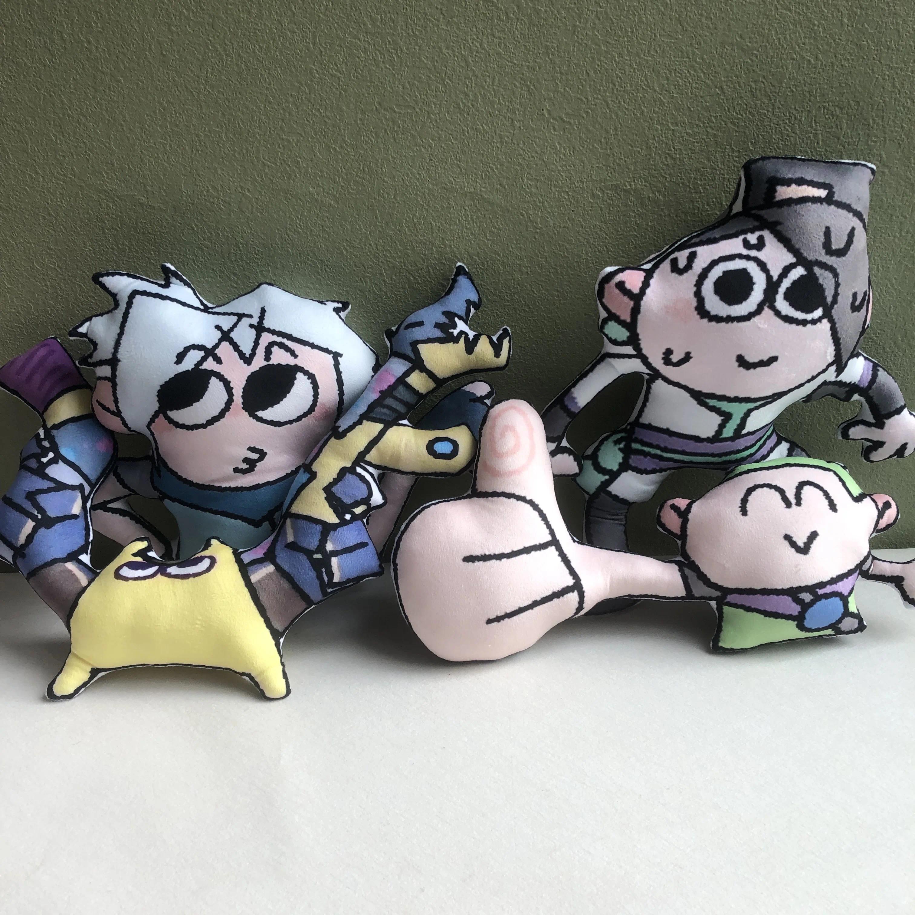 2026 New hot item Hot Valorant Abstract Doll Jett Sage Cosplay Hug Pillow Printing Dopamine Soft Toys Ornament Game Periphery Fans Birthday Gift