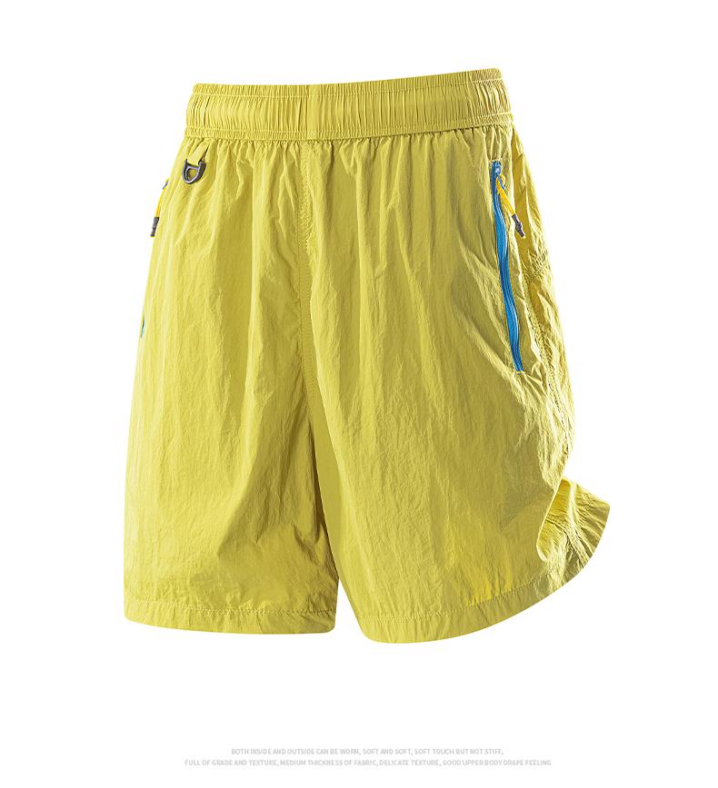 High quality ice sensitive quick drying sports shorts for men and women, dopamine colored waterproof outdoor hiking and mountaineering five pack shorts