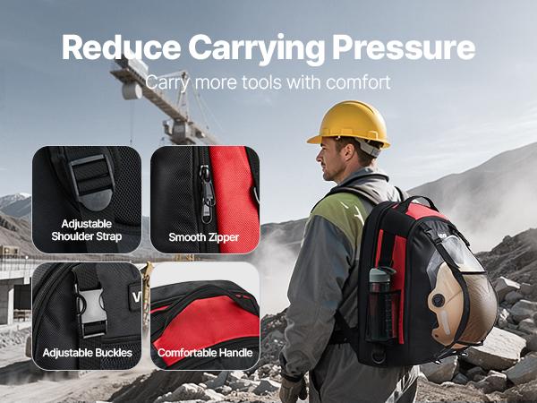 Welding Backpack, 25.2L Welder Backpack for Tools and Helmet, 1680D High-Density Polyester Extreme Gear Pack with Helmet Bag, Multi-Purpose Gear Storage Bag for Welding, Outdoor Camping, Hiking