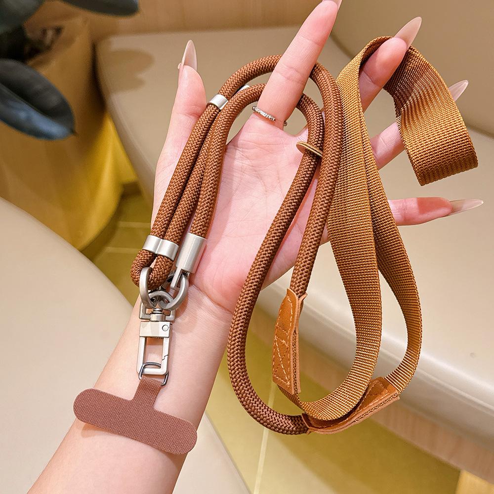 1 Pc Wide Shoulder Strap Crossbody Phone Lanyard, Adjustable Length, Premium Bag & Camera Strap, Anti-Theft for Outdoor Travel