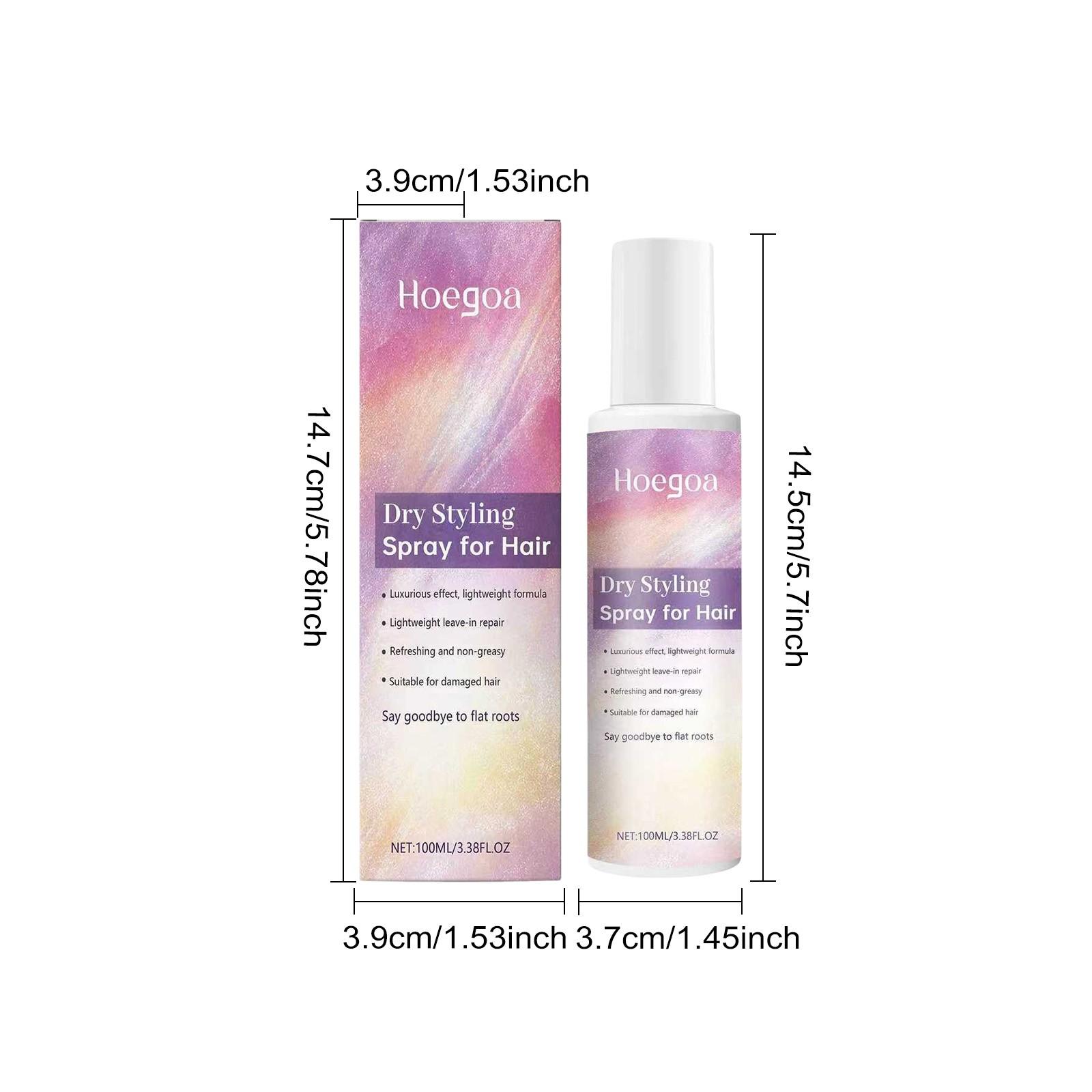 1 Piece/2 Pieces/3 Pieces No Rinse Hair Spray, Lightweight Volumizing Hair Mist, Refreshing Non-Sticky Formula, Portable Hair Care Spray