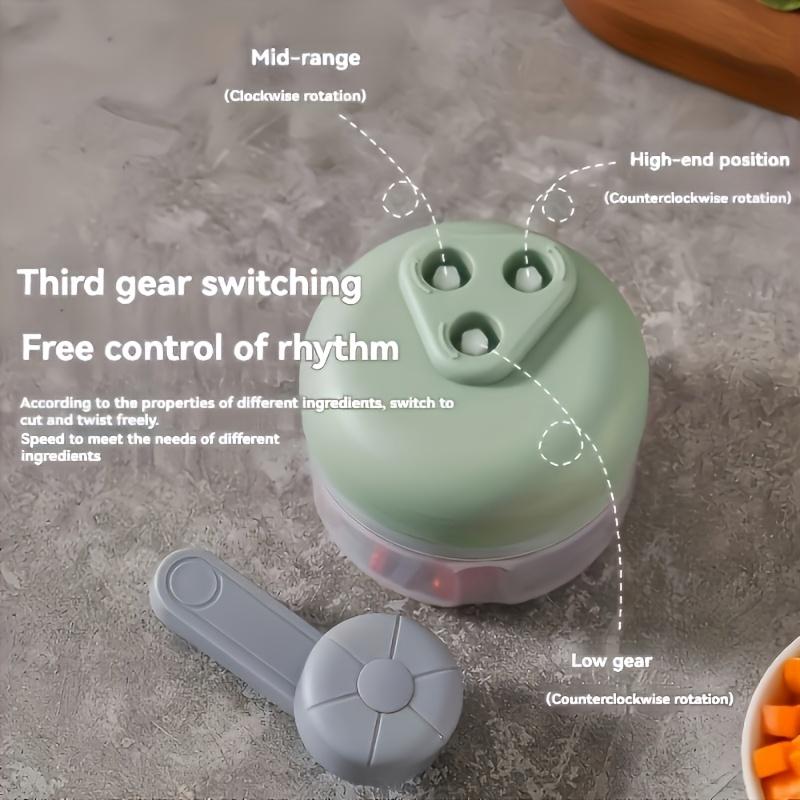 Multi-Function Handheld Food Chopper | 3-Speed Electric Garlic & Seasoning Grinder ⚡ One-Touch Chop Onions, Veggies & Herbs 🌿 Must-Have Kitchen Gadget 🔥 Multifunctional Food Chopper