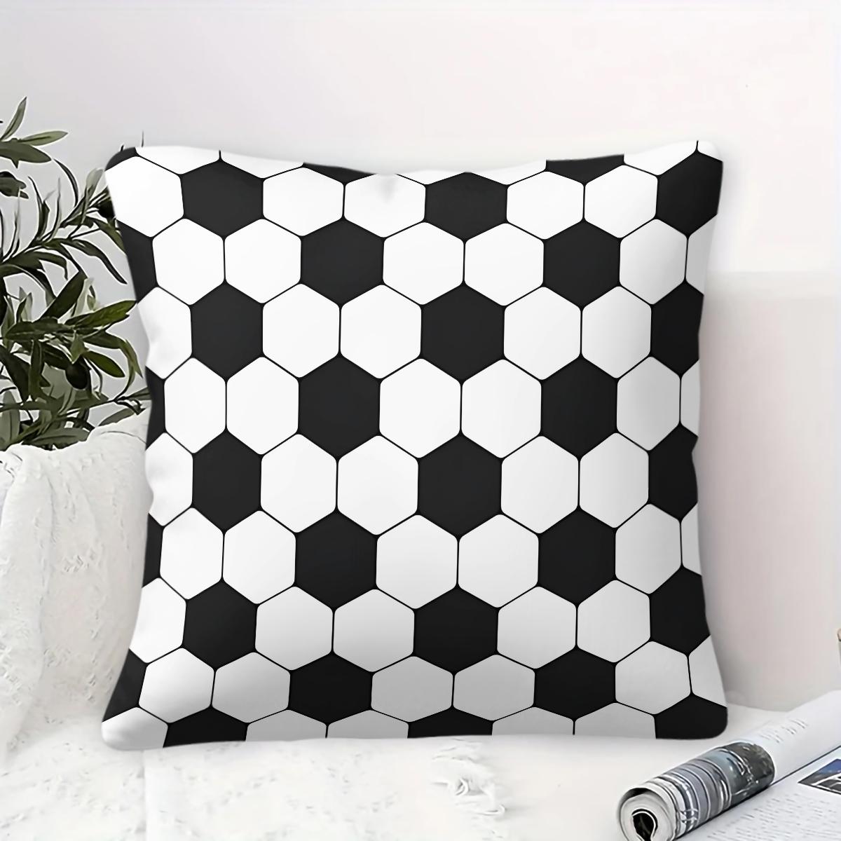 1 Piece Classic Plaid Body Pillow, Memory Foam Pillow & Decorative Pillow, Timeless Checkered Digital Print Pillow with Insert, Soft Breathable Cushion for Sofa, Bed, Couch, Dorm & Living Room, Versatile Modern Home Decor