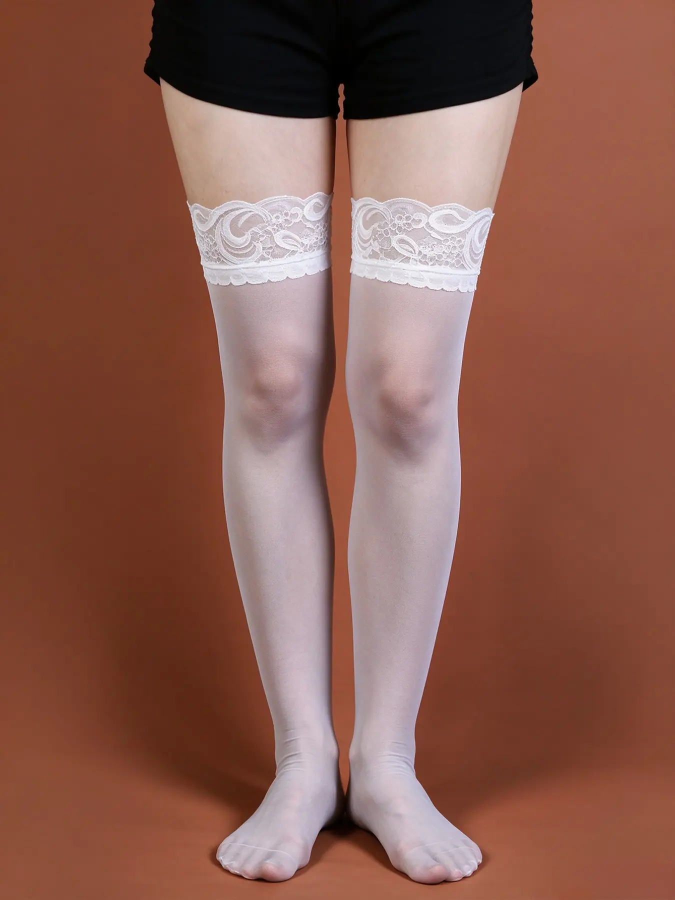 Women's Lace Over-The-Knee Socks, High Elastic Anti-Slip, Sexy Long Tube Socks, Perfect for Dates and Sweet