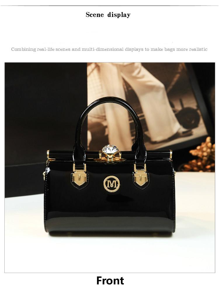 Elegant Matte Finish Handbag, Fashion Lock Closure Boston Bag, Vintage Style Commuter Crossbody Small Bag, Women's Stylish Shoulder Purse