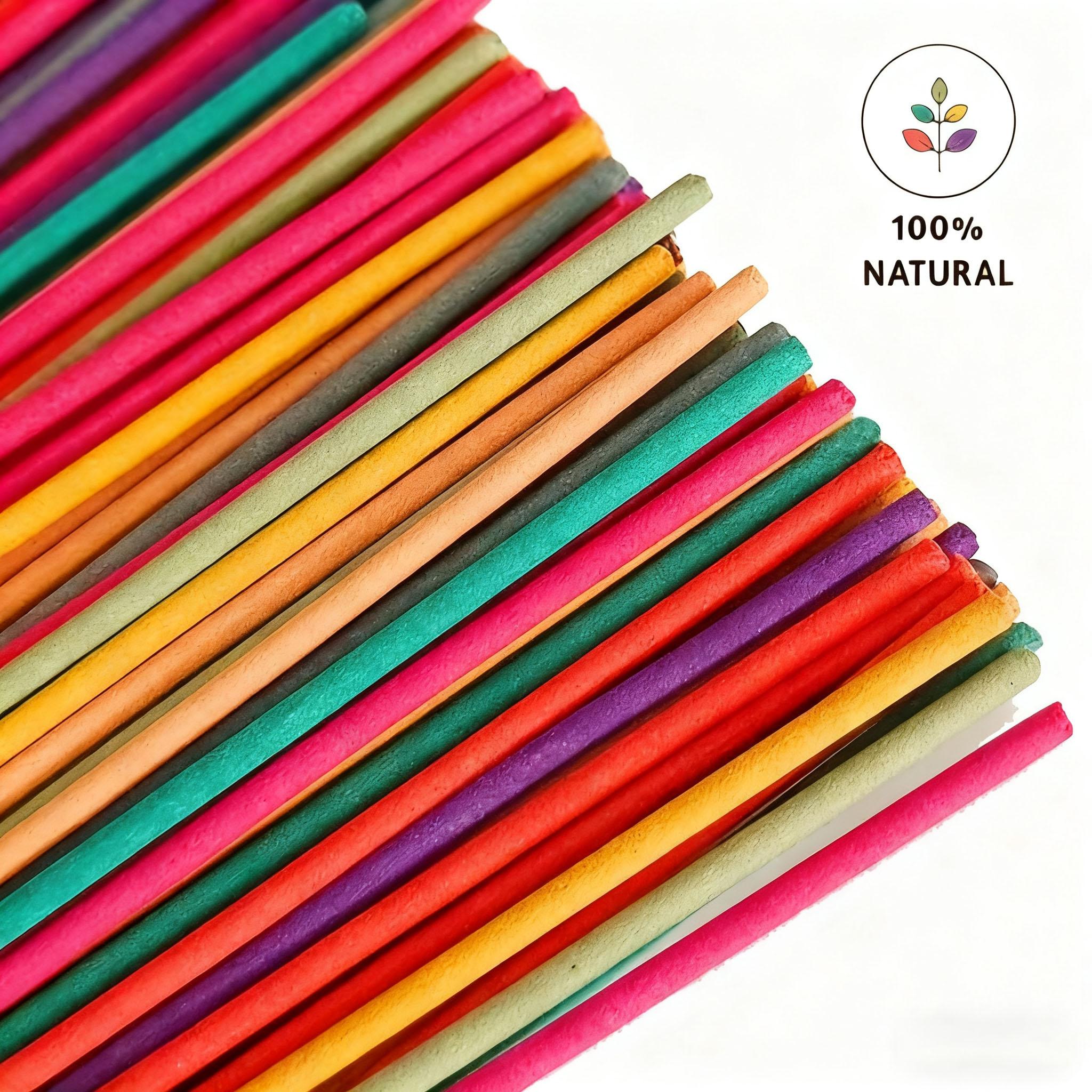 50/100/200 Day & Night Incense Sticks Set, Mixed Scented Stick, 22cm, Sakura & Dragon Blood, Home Tea Room Spa, Romantic Experience