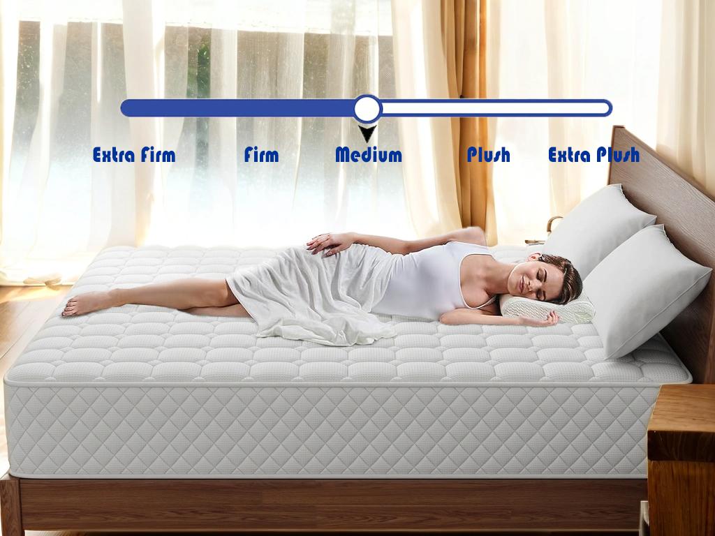 14”-Inch Twin，Full，Queen，King，Luxury Hybrid Mattress -Memory Foamand Individual Pocket Springs for UltimateComfort and Support -Perfect for Family Roomsand Hotels in